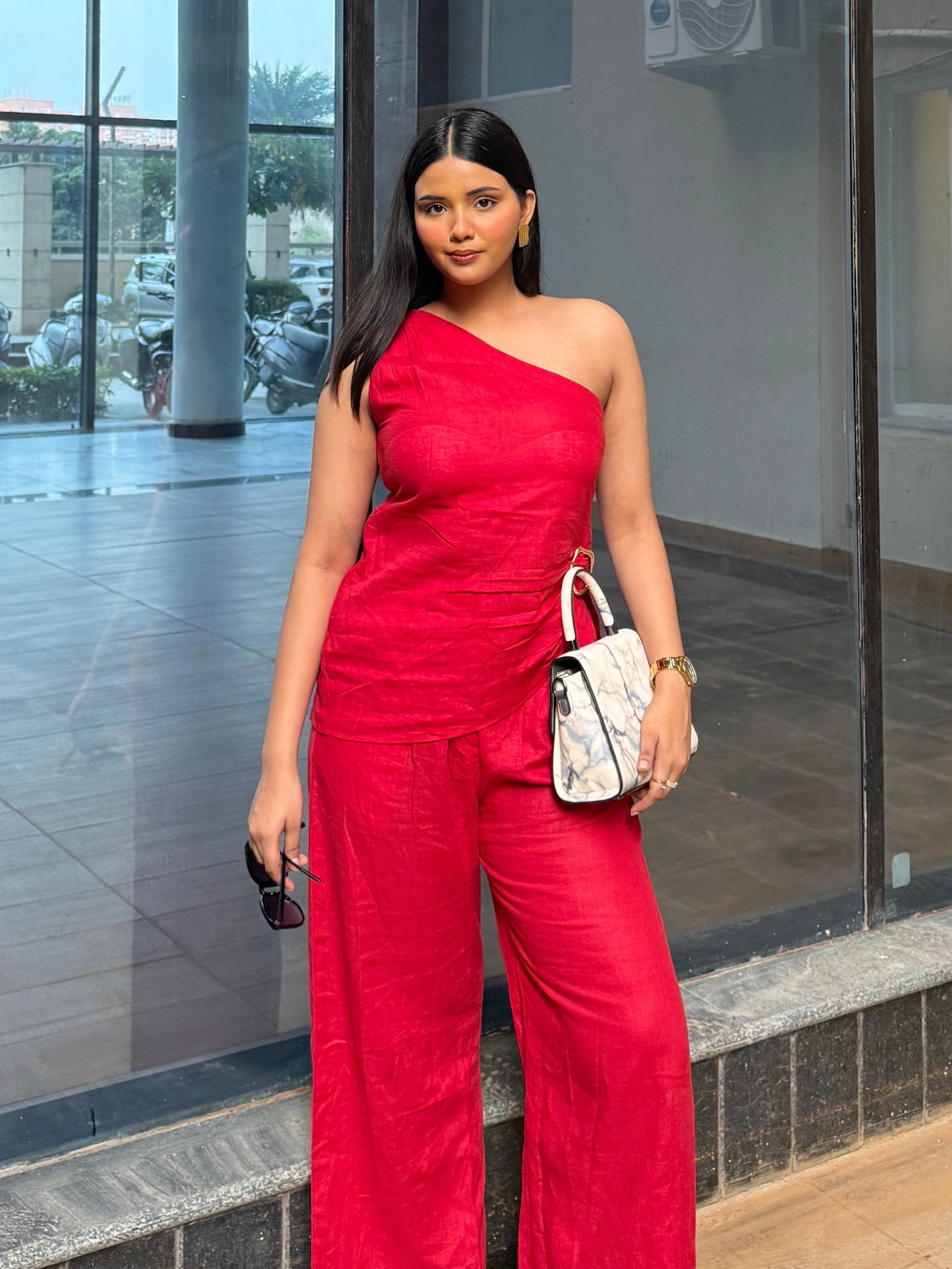 VANILLA LINEN CO-ORD SET