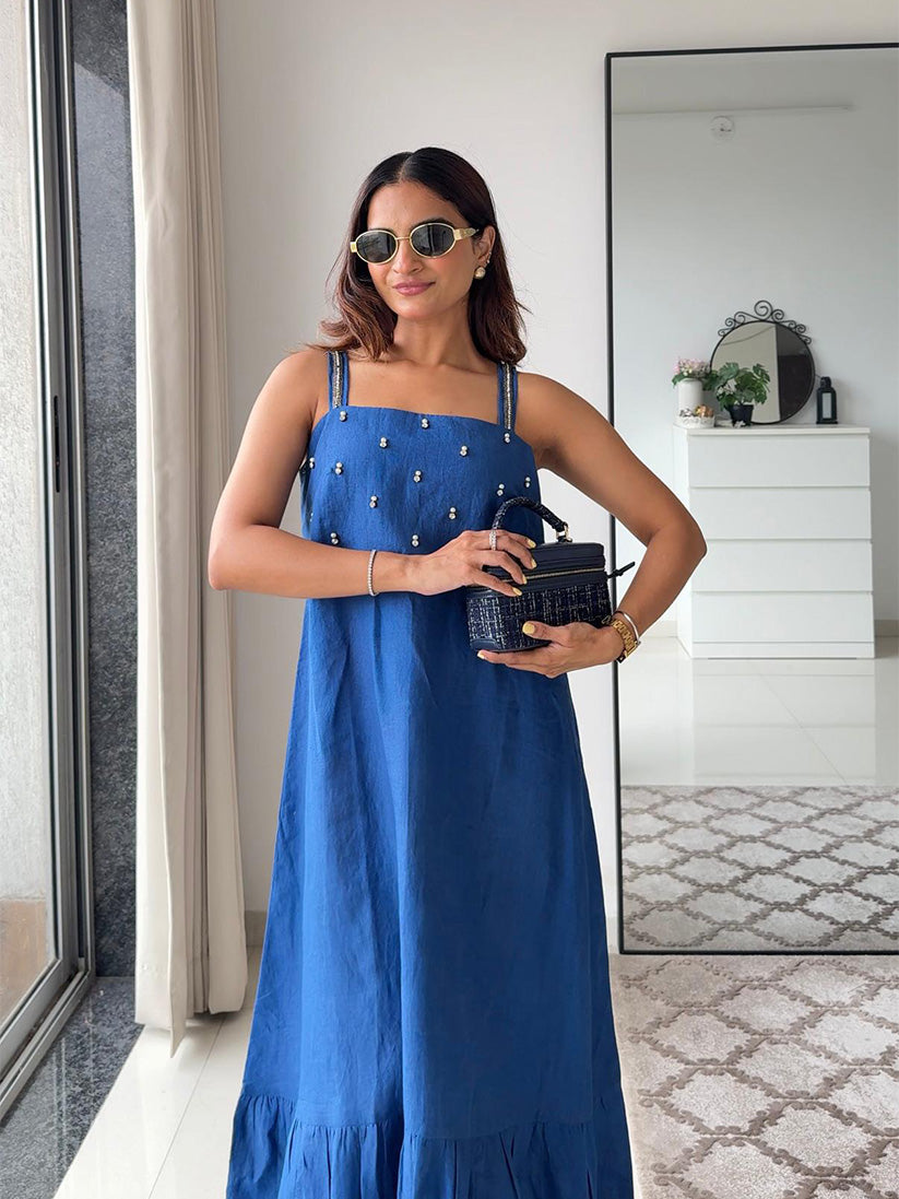 SAMIRA LINEN GOWN