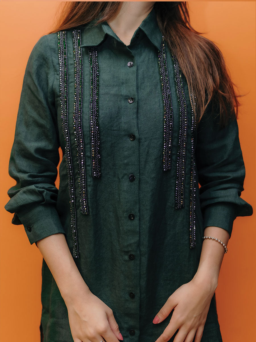 JASHN LINEN TUNIC