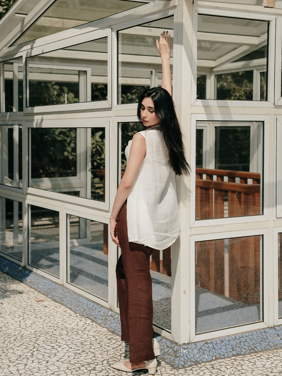 THE POWER LINEN BLAZER SET