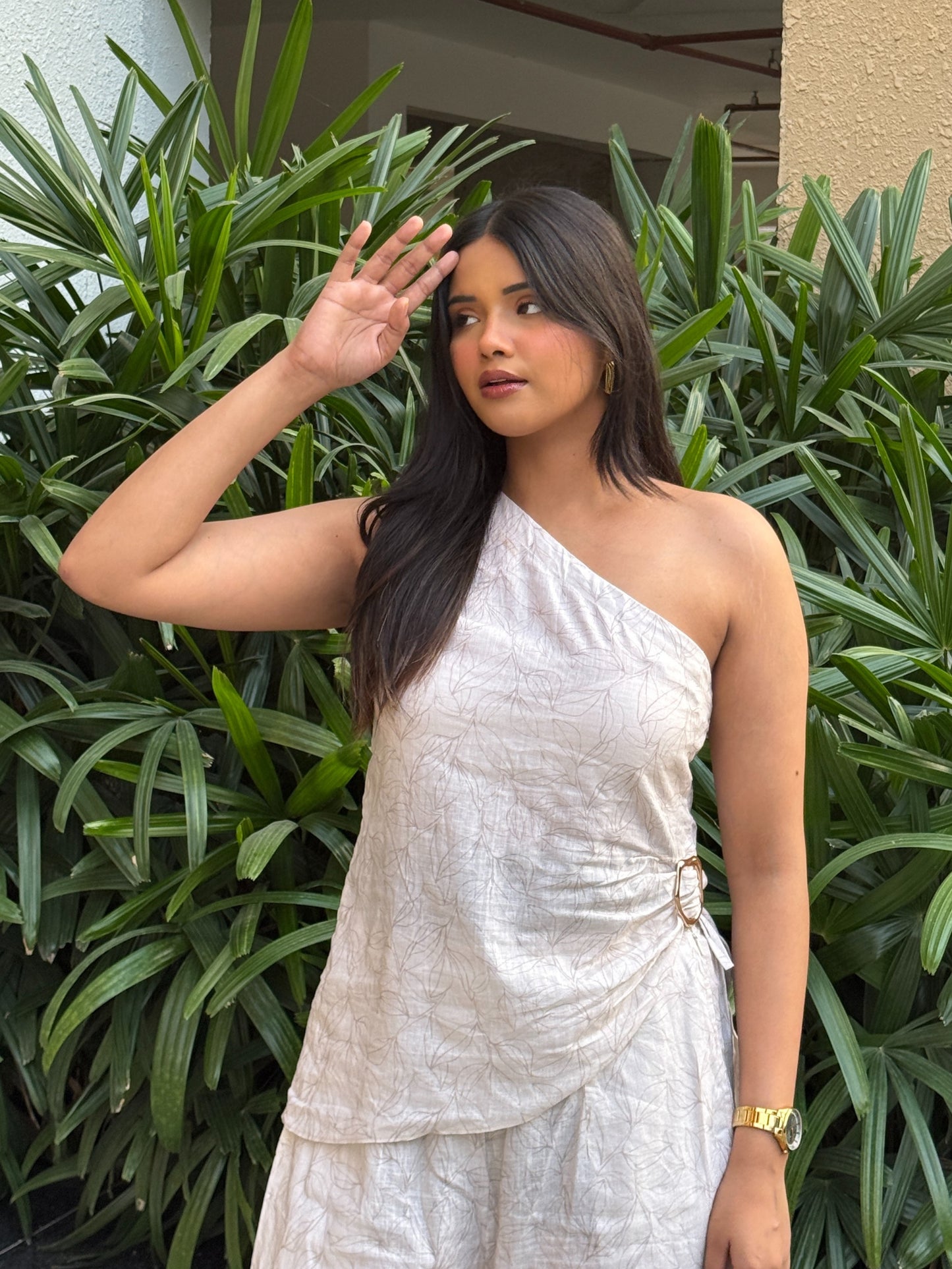 VANILLA LINEN CO-ORD SET