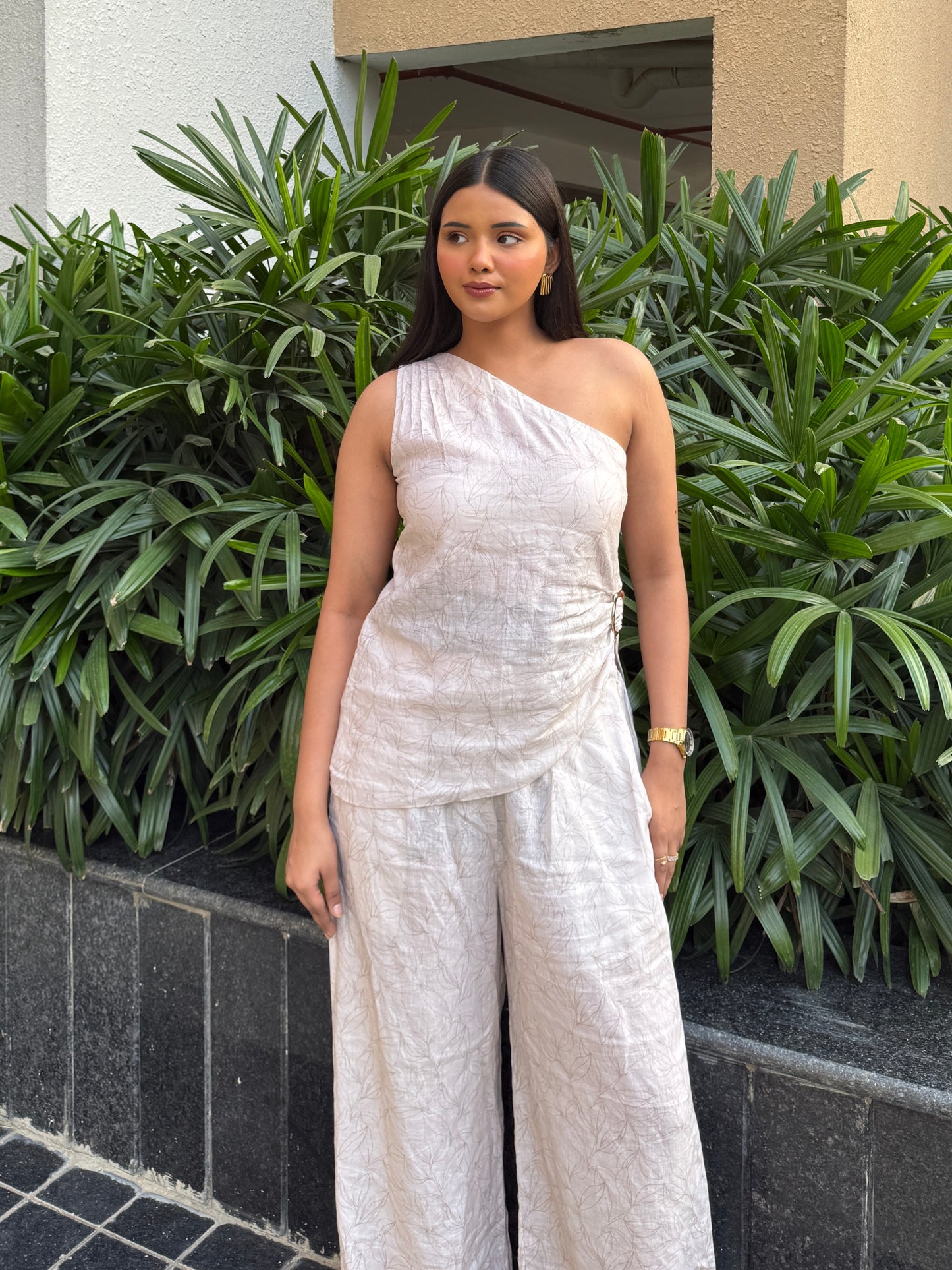 VANILLA LINEN CO-ORD SET