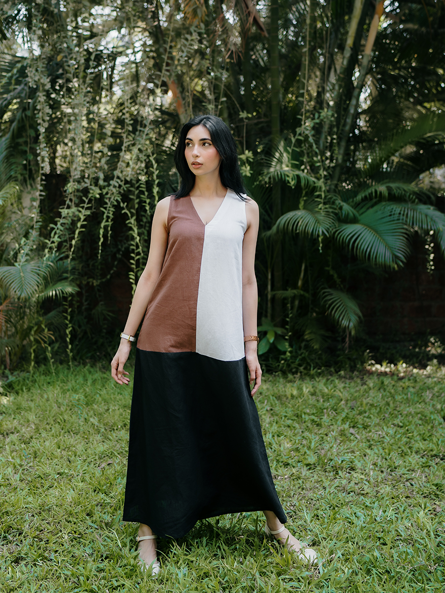 Trinity Guide Clothes Trinity Linen Dress – Effortless Structure, Everyday Style – Lino Clothing