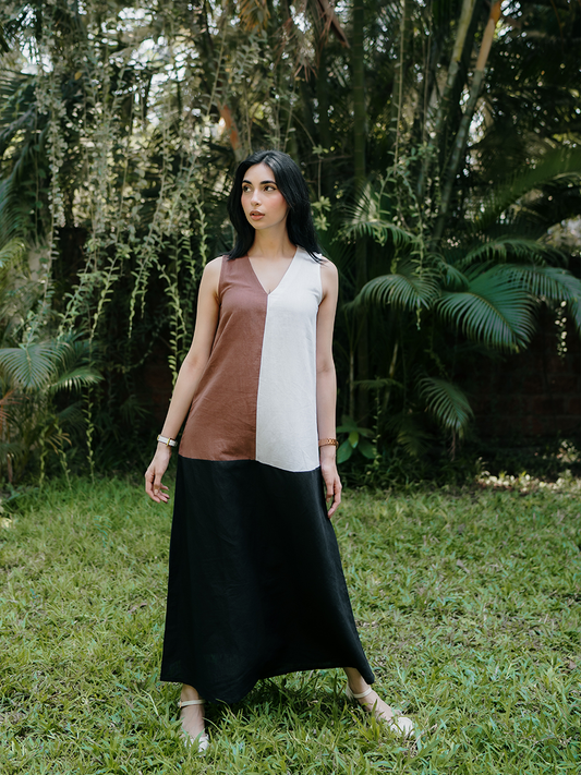 THE TRINITY LINEN DRESS
