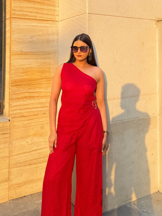 ROUGE AFFAIR LINEN CO-ORD SET