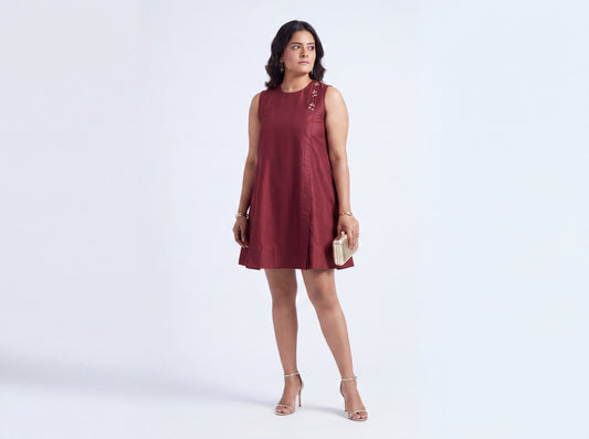 THE CRANE LINEN SHIFT