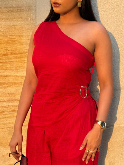 ROUGE AFFAIR LINEN CO-ORD SET