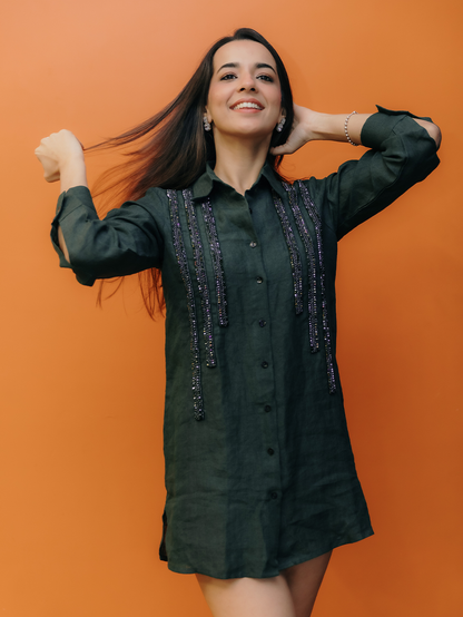 JASHN LINEN TUNIC