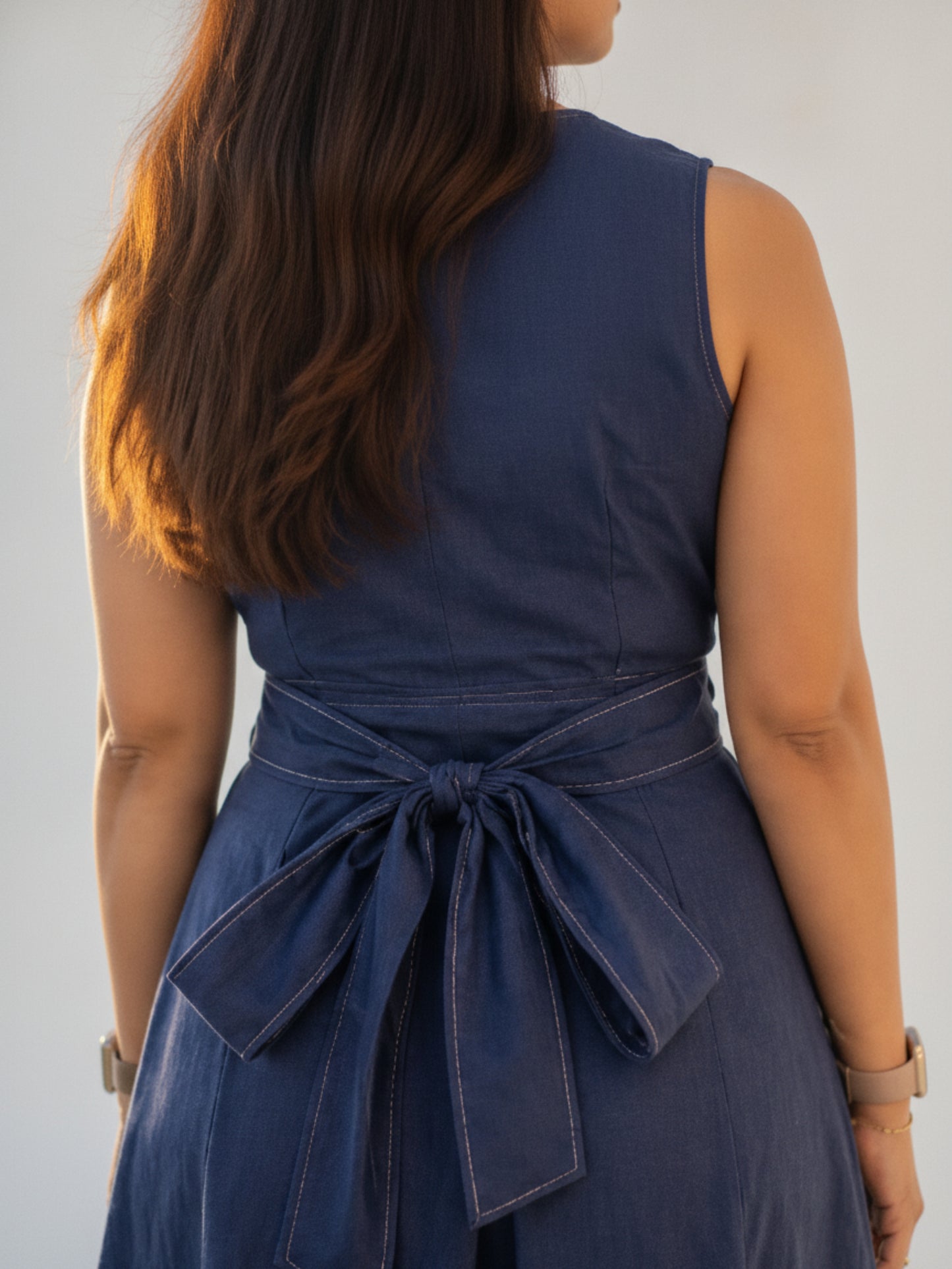 THE HORIZON MAXI LINEN DRESS
