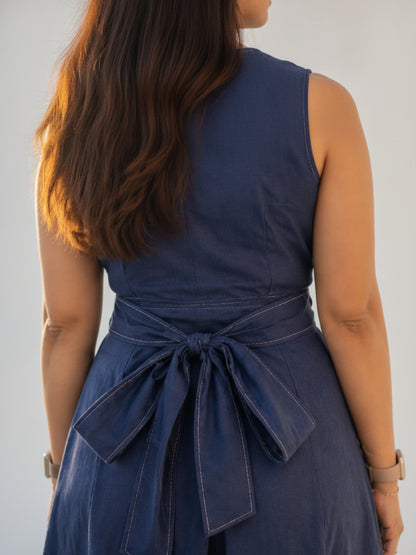 THE HORIZON MAXI LINEN DRESS
