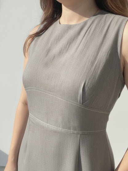THE HORIZON MAXI LINEN DRESS