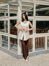 THE POWER LINEN BLAZER SET