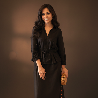 AFTERGLOW LINEN CO-ORD SET