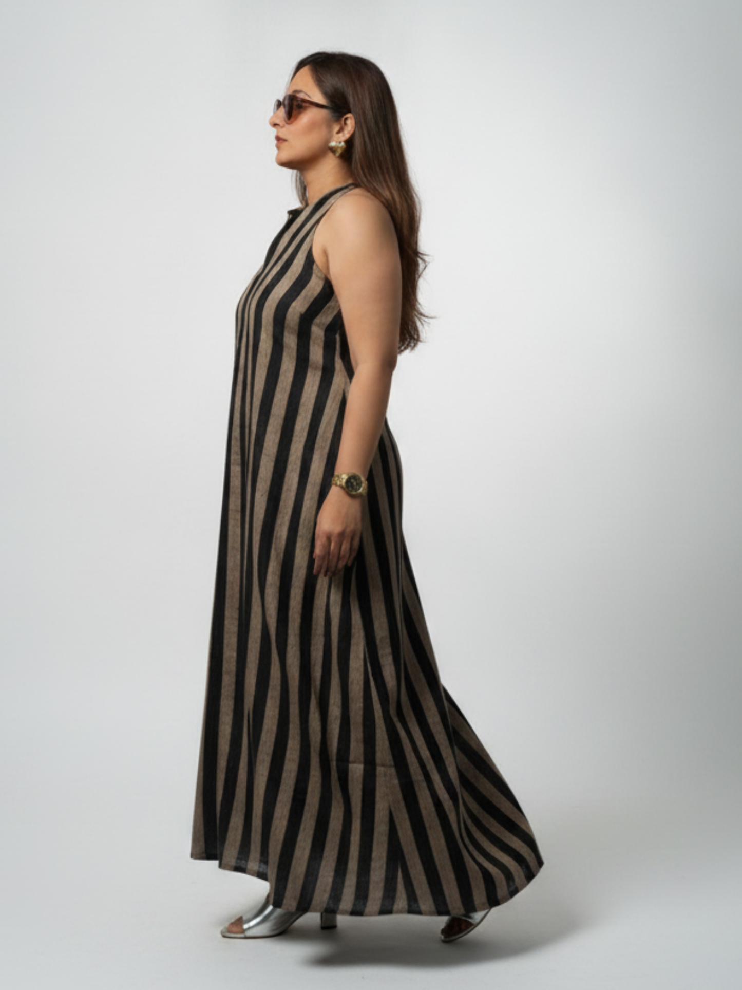 THE LATE HOUR LINEN DRESS