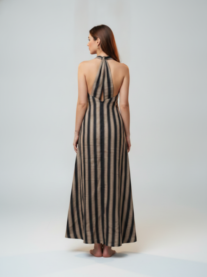 THE LATE HOUR LINEN DRESS