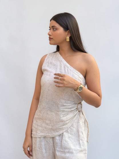 VANILLA LINEN CO-ORD SET