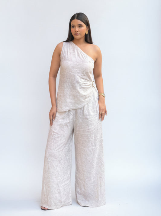 VANILLA LINEN CO-ORD SET