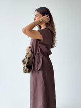 COCOA CALM LINEN CO-ORD SET
