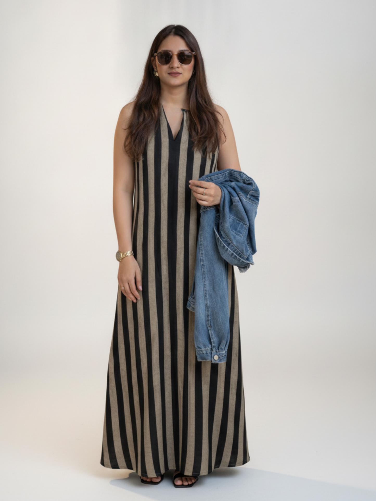 THE LATE HOUR LINEN DRESS