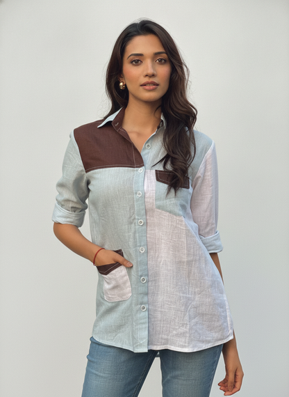 AVENUE LINEN SHIRT