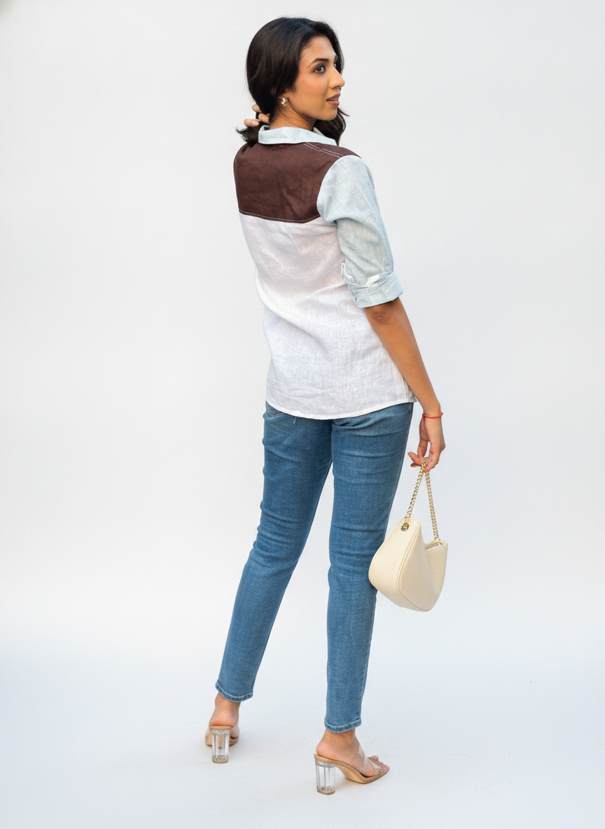 AVENUE LINEN SHIRT