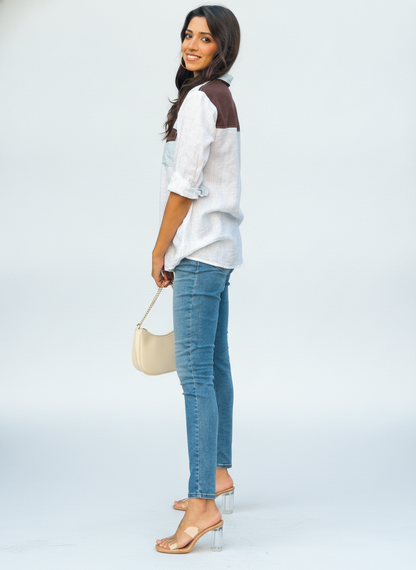 AVENUE LINEN SHIRT