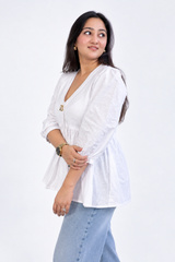 THE HONEYBEE LINEN TOP